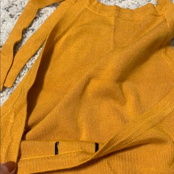 Forever 21 mustard yellow halter top in size small - Picture 6 of 6